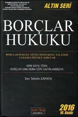 Borçlar Hukuku - Genel Kısım (Altın Seri - Ciltli)