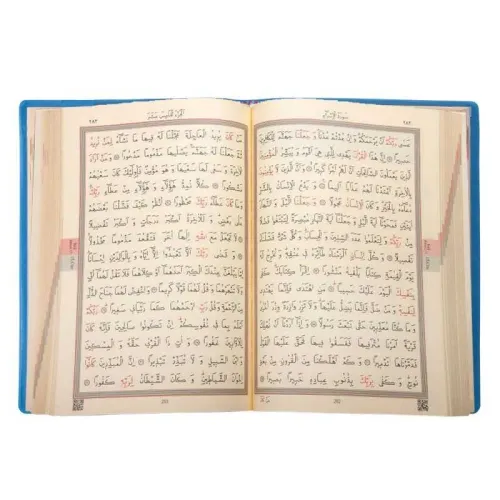 Çanta Boy Kur'an-ı Kerim (Mavi, Kılıflı, Mühürlü) Çanta Boy Kur'an-ı Kerim (Mavi, Kılıflı, Mühürlü)