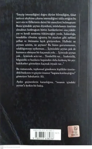 İçimizdeki Şeytan Sabahattin Ali Yapı Kredi Yayınları