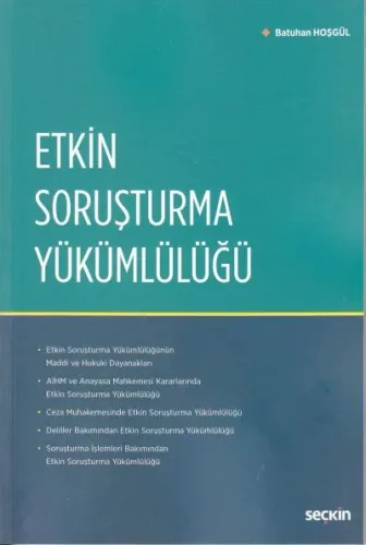 Etkin Soruşturma Yükümlülüğü