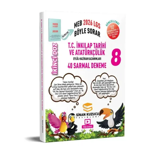 8. Sınıf İKİNCİ Doz Sarmal Branş Denemeleri T.C. İNKILAP TARİHİ VE ATATÜRKÇÜLÜK - 2026