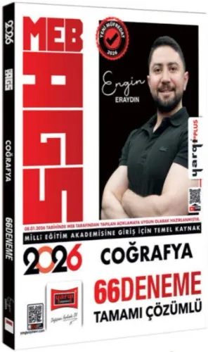 Yargı Yayınları 2026 MEB AGS Coğrafya Tamamı Çözümlü 66 Deneme