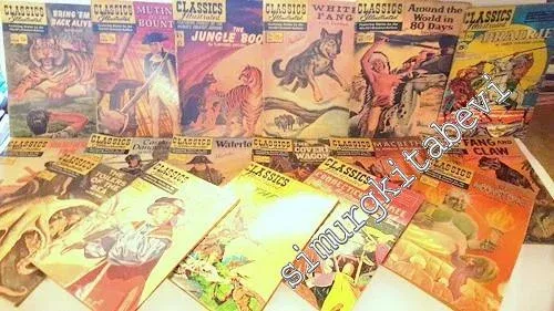 Classics Illustrated - Featuring Stories by the World's Greatest Authors - 17 various magazines -        1945