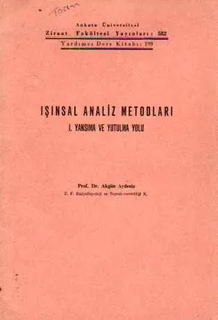 Işınsal Analiz Metodları