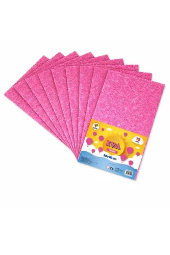 LİNO 50X70 SİMLİ EVA 2MM 10 LU PAKET - PEMBE