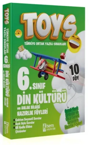 İsem Yayıncılık 2024 Toys 6. Sınıf Din Kültürü Ve Ahlak Bilgisi Hazırlık Föyleri
