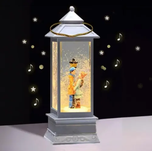 Sokak Lambası Kar Küresi Gece Lambası