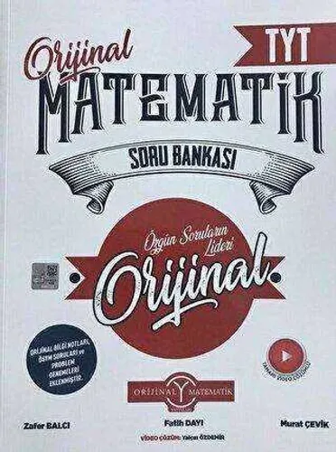 Orijinal Yayınları YKS TYT Matematik Orijinal Soru Bankası Zafer Balcı