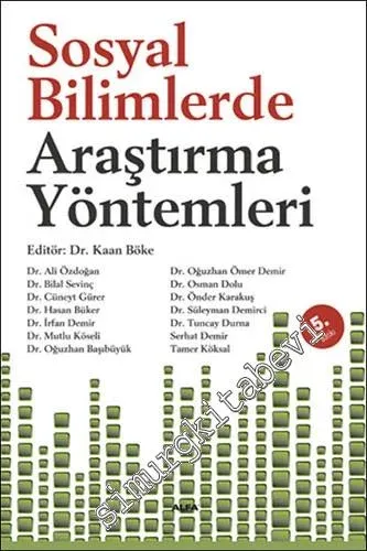 Sosyal Bilimlerde Araştırma Yöntemleri -         2022