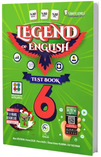 Av Yayınları 6. Sınıf Legend Of English Seri Test Book