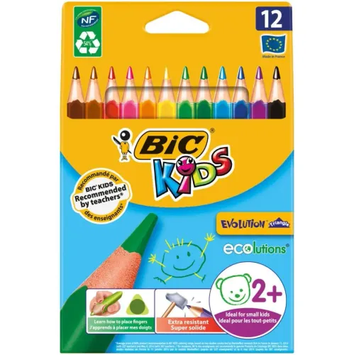 BIC KURUBOYA EVOLUTION ÜÇGEN JUMBO 12 Lİ