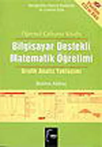 Bilgisayar Destekli Matematik Öğretimi (CD Ekli); Grafik Analiz Yaklaşımı