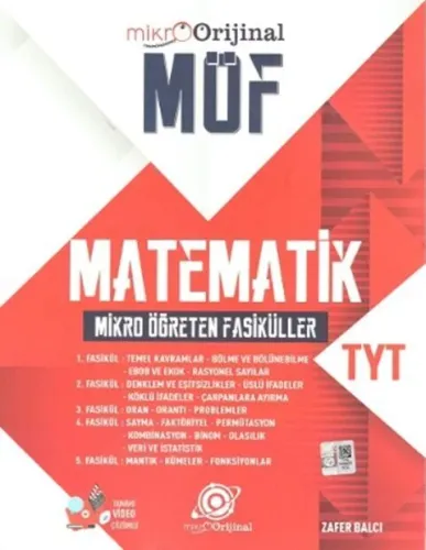 Orijinal Yayınları Mikro TYT Matematik MÖF Mikro Öğreten Fasiküller Set