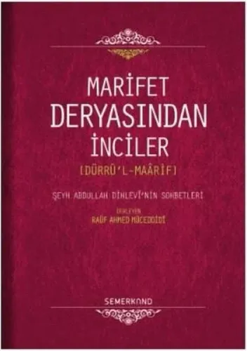 Marifet Deryasından İnciler (Ciltli); Dürrü'l Maarif