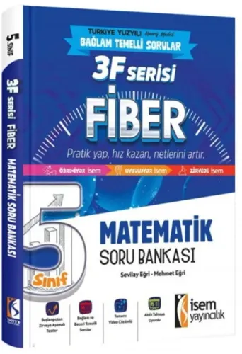 İSEM YAY. 5.SINIF FİBER MATEMATİK SORU BANKASI
