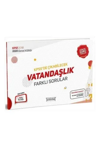 Teminat KPSS Genel Kültür Vatandaşlık KPSS'de Çıkabilecek Farklı Sorular