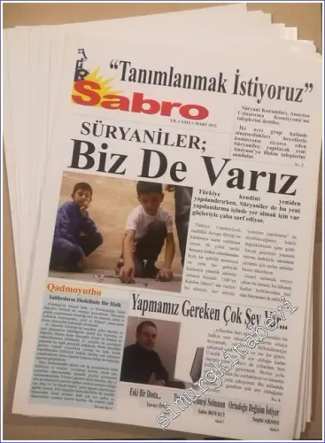 SÜRYANİ: Sabro ( Umut ) - Aylık Bağımsız Siyasi Gazete - Sayı 1 - 18 - (Mart 2012 - Ağustos 2013) -        2012