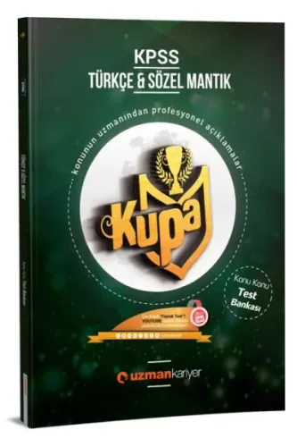 Uzman Kariyer KPSS Kupa Türkçe-Sözel Mantık Konu Konu Test Bankası 2018