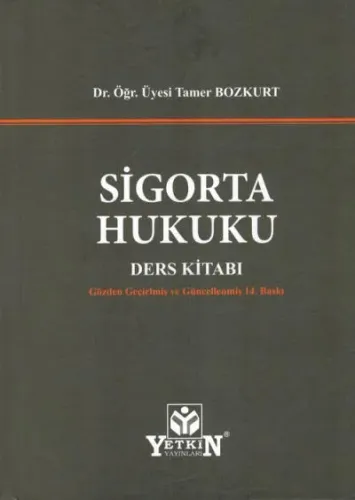 Sigorta Hukuku Ders Kitabı