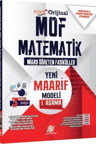 ORİJİNAL MİKRO MATEMATİK MAARİF MODEL 1.AŞAMA MÖF