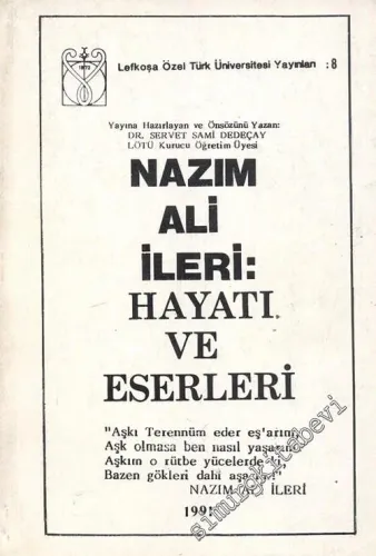 Nazım Ali İleri: Hayatı ve Eserleri -        1991