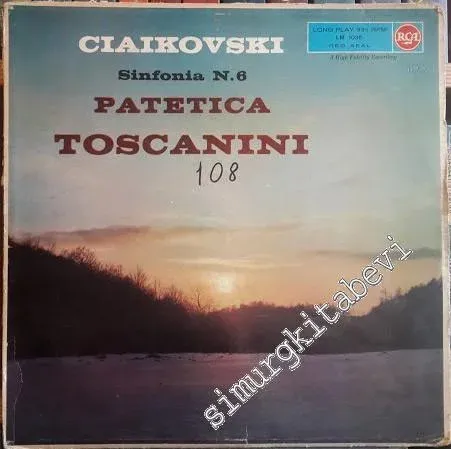 33 LP PLAK VINYL: Arturo Toscanini And NBC Symphony Orchestra - Sinfonia N. 6 In Si Min., Op. 74, "Patetica" -