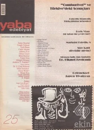Yaba Edebiyat Dergisi Sayı: 25 Kolektif Yaba Yayınları Satın Al - ekin