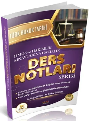 Savaş Yayınları 2026 HUKAL HMGS-HAKİMLİK Türk Hukuk Tarihi Ders Notları