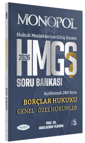 Monopol Yayınları 2026 HMGS Borçlar Hukuku Genel – Özel Hükümler Soru Bankası
