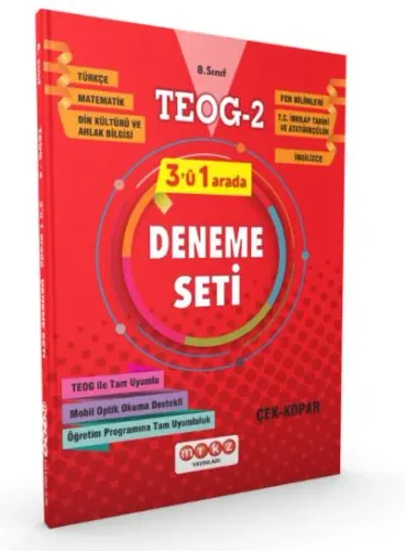 Merkez 8. Sınıf TEOG 2 - 3ü 1 Arada Deneme Seti