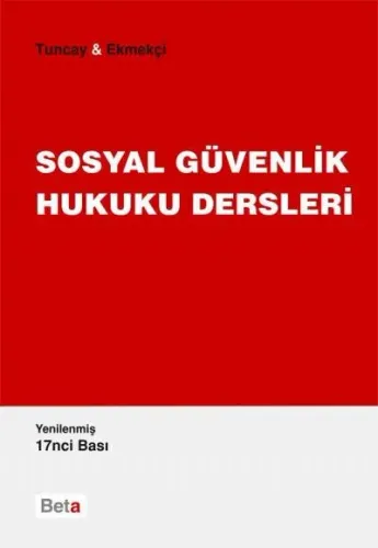 Sosyal Güvenlik Hukuku Dersleri