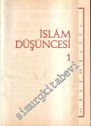 İslam Düşüncesi: Üç Aylık İslami Fikir ve Edebiyat Mecmuası - Yıl: 1-2, Sayı:1-8,  Mart 1967- Ekim 1969