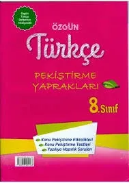 ÖZGÜN 8. SINIF TÜRKÇE DEFTERİ