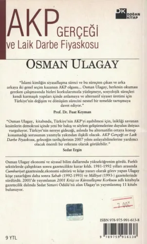 Akp Gerçeği ve Laik Darbe Fiyaskosu Osman Ulagay Doğan Kitap %56 indir