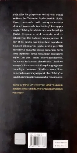 Savaş ve Barış Tolstoy Bordo Siyah