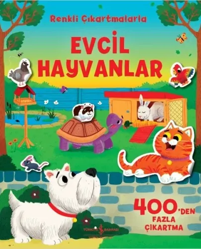 Renkli Çıkartmalarla Evcil Hayvanlar