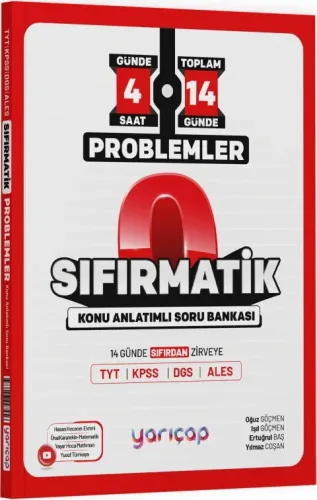 YarıÇap Yayınları TYT Problemler Sıfırmatik Konu Anlatımı Soru Bankası