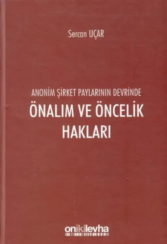 Önalım ve Öncelik Hakları