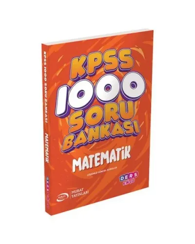 Ders Koçu KPSS Matematik 1000 Soru Bankası Çözümlü Ders Koçu Yayınları