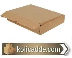 Kilit Kapaklı Kutu 39,5x31x6,5 cm-Kraft