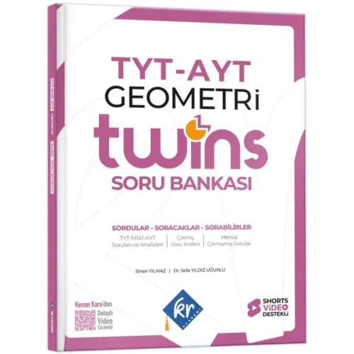 2027 TYT - AYT Twins Geometri Soru Bankası KR Akademi Yayınları