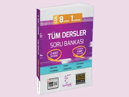 Karekök Yayınları 8. Sınıf LGS Tüm Dersler 1. Dönem Soru Bankası
