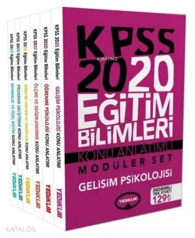 YEDİİKLİM 2020 KPSS EĞİTİM BİLİMLERİ KONU ANLATIMLI MOD
