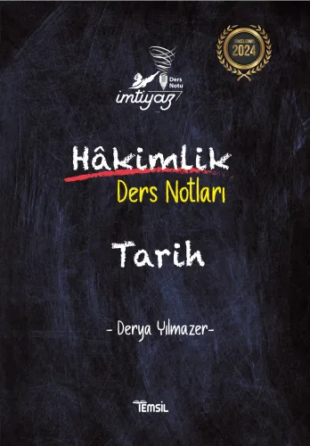 İmtiyaz Hakimlik Ders Notları Tarih