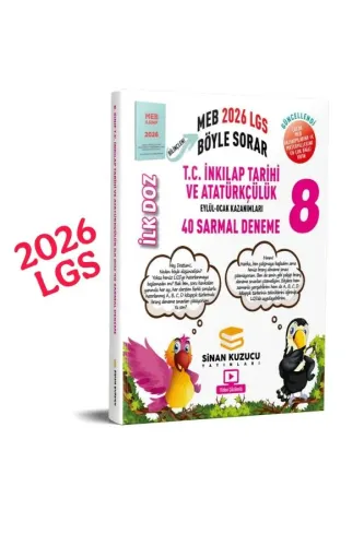 SİNAN KUZUCU 2026 8.Sınıf İNKİLAP TARİHİ İLK DOZ SARMAL BRANŞ DENEMELERİ