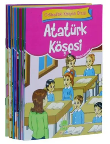 Odamdaki Kitaplık Seti (10 Kitap Takım - Küçük Boy); 1. ve 2. Sınıflar İçin Eğik Yazılı