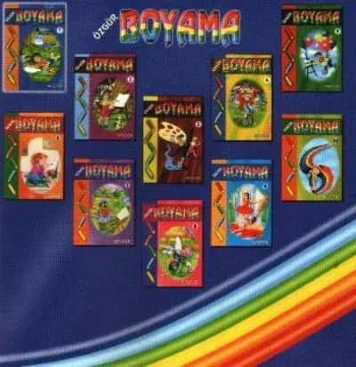 Özgür Iletim Kalın Boyama 10 Kitap Takım