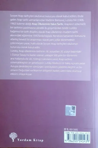 Arap Ülkelerinin Yakın Tarihi Borisoviç Lutskiy Yordam