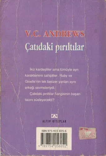 Çatıdaki Pırıltılar / Landry Dizisi V.C. Andrews Altın Kitaplar %80 in