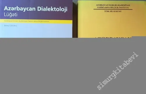 Azerbaycan Dialektoloji Lüğati 2 Cilt TAKIM -